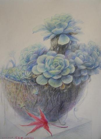 石志明 - 色鉛筆上課示範