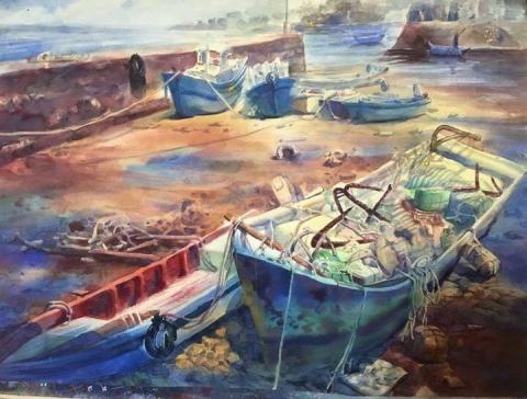 石志明 - 上課示範作品，示範給復興美工學生學習科展！