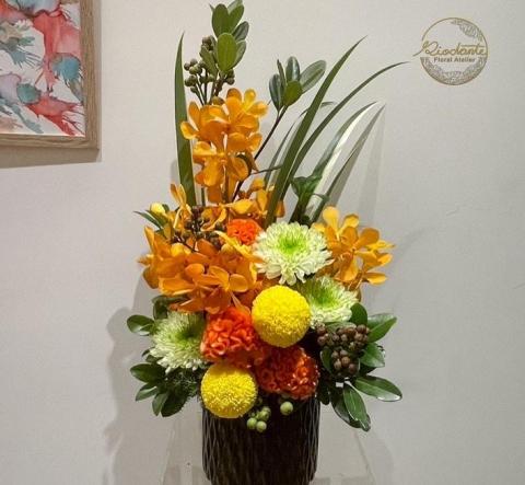 里甌丹特 花藝訂製 Riodante Floral - 花藝課程 - 直立型盆花設計