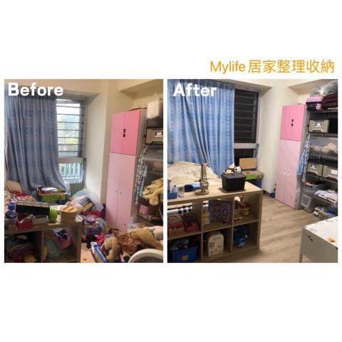 整理師 瑜媽 - 讓床回歸它原本的功能，打造一區兒童遊戲區。