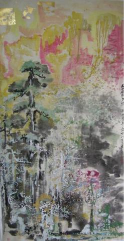 石默美術研究室 - 岩彩畫、兩岸三地交流展作品