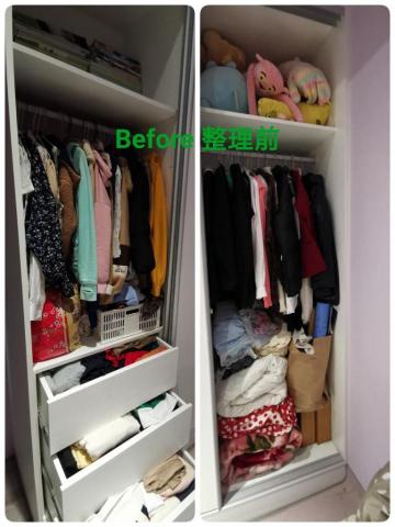 9959958來我家收納 - 衣櫃像倉庫，沒有發揮衣櫃該有的功能