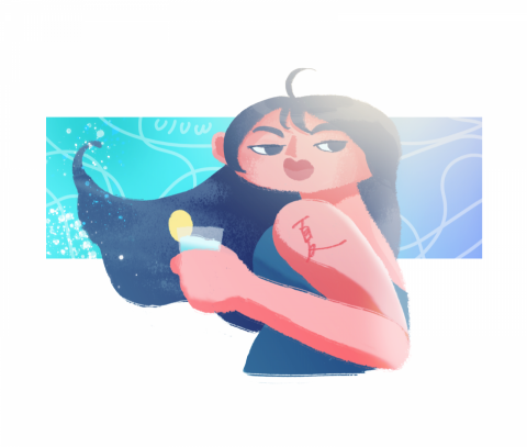 馬不講話 maia 插畫 - Ｑ版人物插畫 