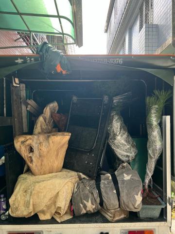 大叔阿漢貨運行 - 木頭，工具，植物運送，基隆➡️台中