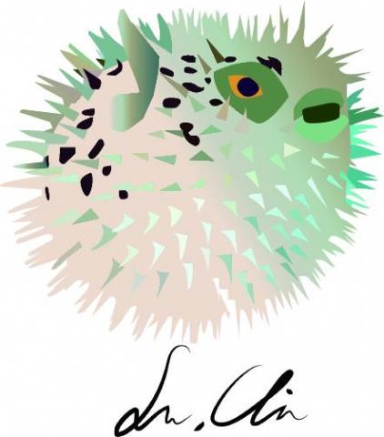 Lu,Zhi-Chin - 幾何動物-河豚 Lu,Zhi-Chin - 幾何動物-河豚
