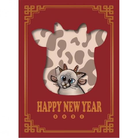咪吉Miji - 【卡片】客製貓咪新年賀卡2021
三隻不同貓咪的貓像繪製,外加新年賀卡設計。 咪吉Miji - 【卡片】客製貓咪新年賀卡2021
三隻不同貓咪的貓像繪製,外加新年賀卡設計。