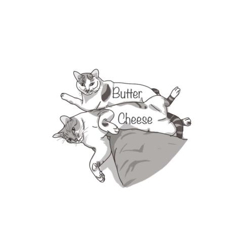 杳浯小舖 - 貓貓照片插畫