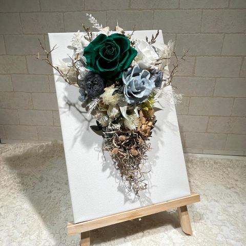 VISUEL花事局 - 畫布設計－繁華與衰敗