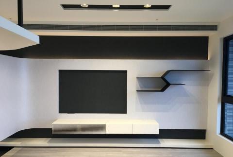 京晉設計有限公司 - 電視影音設備收納櫃