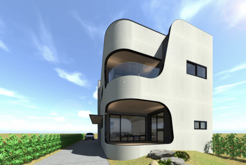 京晉設計有限公司 - 專用住宅興建中案件。