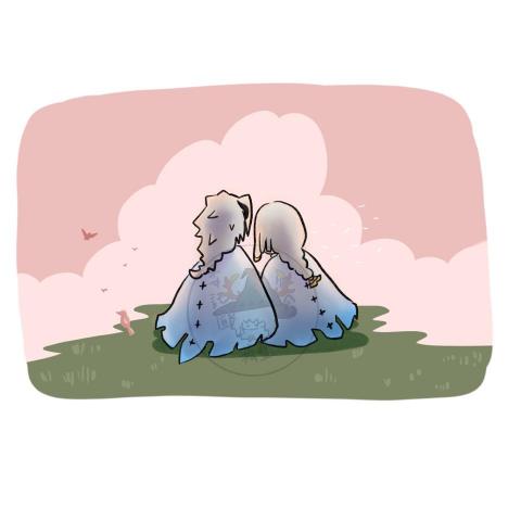 菘藍 - 遊戲二創插圖