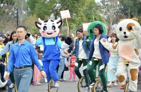 一輪獨旅 - 社團獨輪車遊街