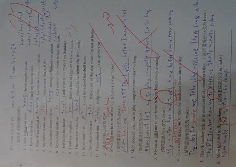 許秀英 - Hank. English scores 77