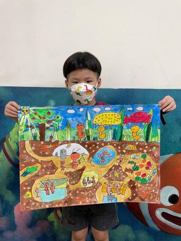 大熊老師(黃俊雄) - 學生作品(兒童美術)