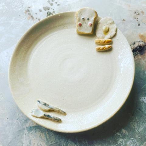 楓丹美術設計 - 手拉胚陶盤