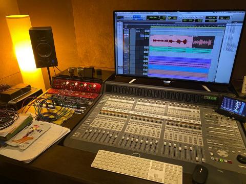 劉杰燊 -  默斯樂團單曲鍵盤錄製