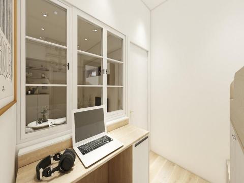 4U 系統櫃專家 - 暗廳明房
何不開個窗，讓陽光灑向客廳呢？