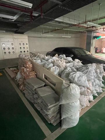 安潔工程行（拆除承包） - 9/15。桃園拆除退料