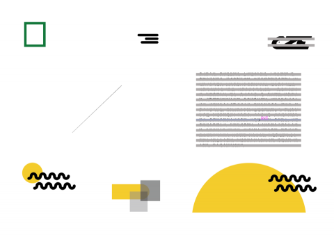 一隻鵝工作室 - 排版示意圖