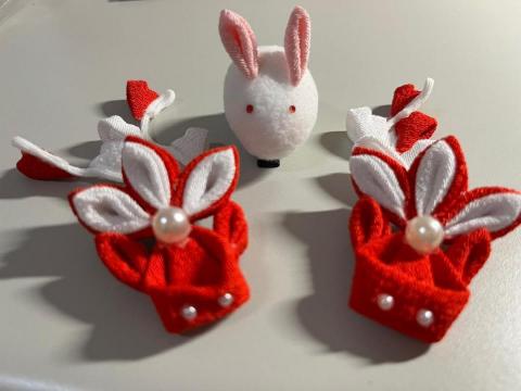 鍾宛頻 - 縐布髮飾