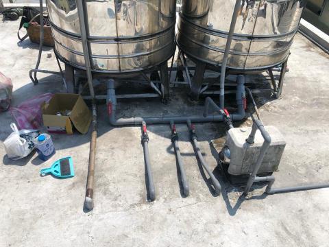 阿華居家水電 - 基隆水塔管路出水更換