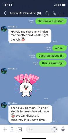 Alexander Poe - 謝謝學生們的努力，達成目標！