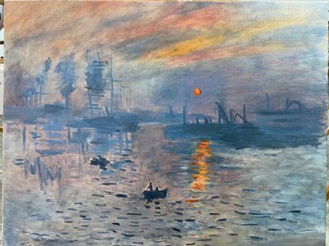 柯榆柔 - 油畫臨摹