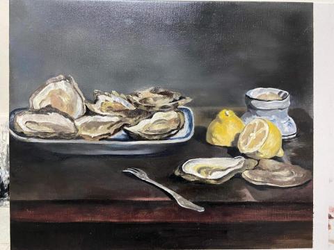 柯榆柔 - 油畫臨摹