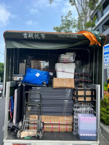 大叔阿漢貨運行 - 活動物品進場，台南➡️台北