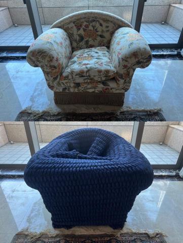 易成精緻搬家 - 單人沙發包裝方式 易成精緻搬家 - 單人沙發包裝方式