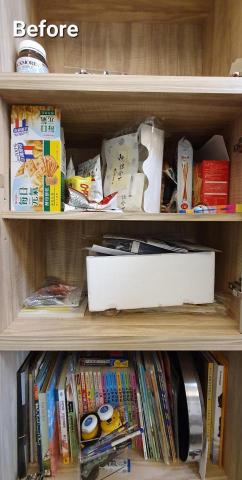 心.整理▪︎Fiona▪︎ - 業主始終覺得空間不夠用的收納櫃。