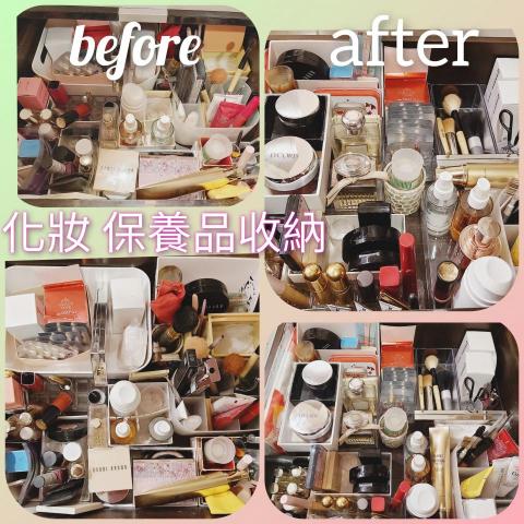 Jinnie  吉妮 - 保養品  化妝品 
依照種類和程序擺放
加上合適的收納小物 
使用更方便喔！
