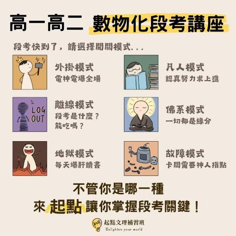起點文理補習班（武陵專班） - 一段講座