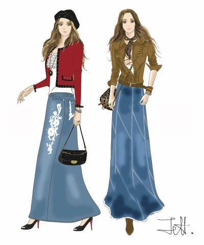 Jeff C. - 服裝畫作品＿