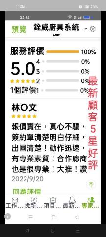 銓威廚具系統櫃 -  銓威廚具系統櫃 -