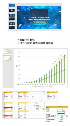 nini - 統計資料處理、圖表製作
簡報製作