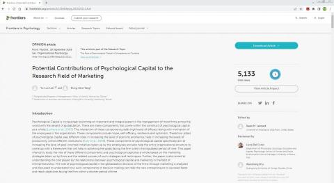 李育倫 - SSCI期刊發表