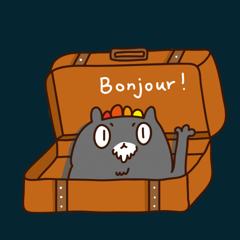 薯條貓chpiscat插畫設計 - 