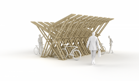 陳宜宥 - GH參數化建模-腳踏車亭