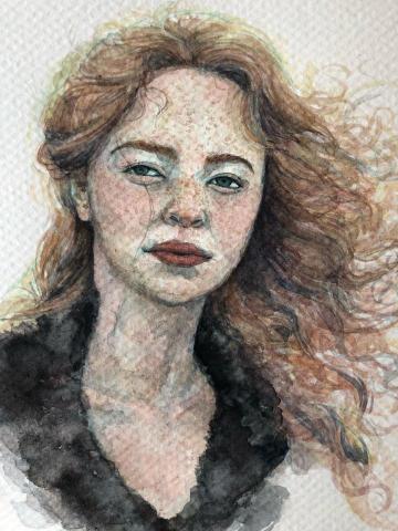 宋卿 -  水彩人像