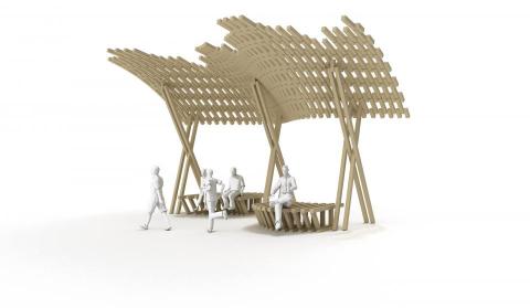 陳宜宥 - GH參數化建模-公車亭