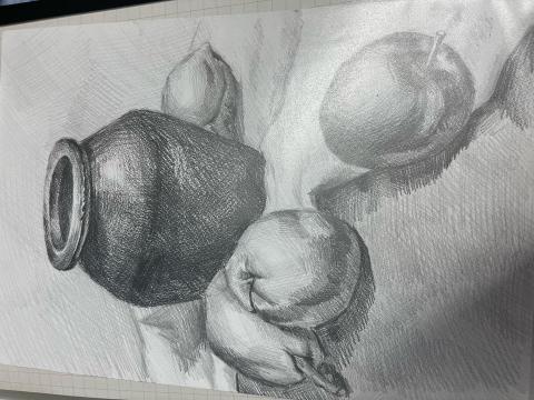 虞詠琪 - 學生素描作品