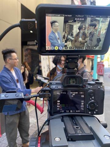 漢堡影音製作 - 簡少年街訪節目拍攝