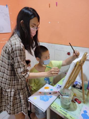 吳采恩 - 畫室教學