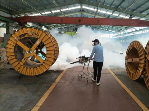 揚杰除蟲有限公司 - 工廠煙霧消毒