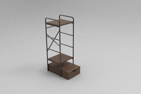 Northern_Lights_Design - 家具設計-工業風三層櫃體