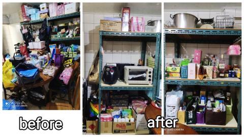 做家整理師奧莉薇 - 廚房貨架整理：分功能及使用頻率整理，易於找尋、方便取用