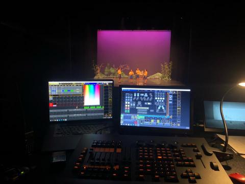 凱藝製作 - 2022美濃國中-《美中時代&middot;源》（燈光技術指導）