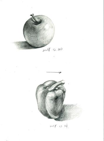 祝綵榕 - 素描練習