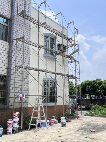 楓格油漆工程有限公司 - 外牆防水漆雙色施作